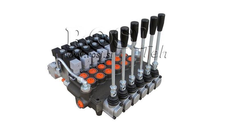 HIDRAULIKUS SZELEP 6xP80 - EO 12V