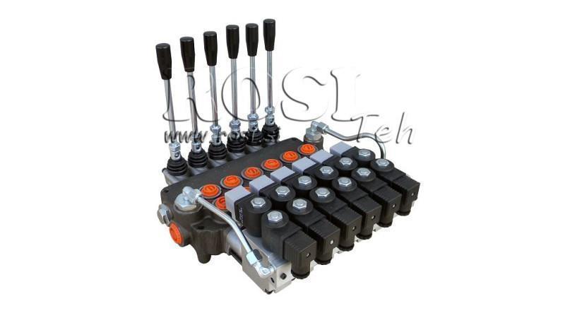 HIDRAULIKUS SZELEP 6xP80 - EO 12V